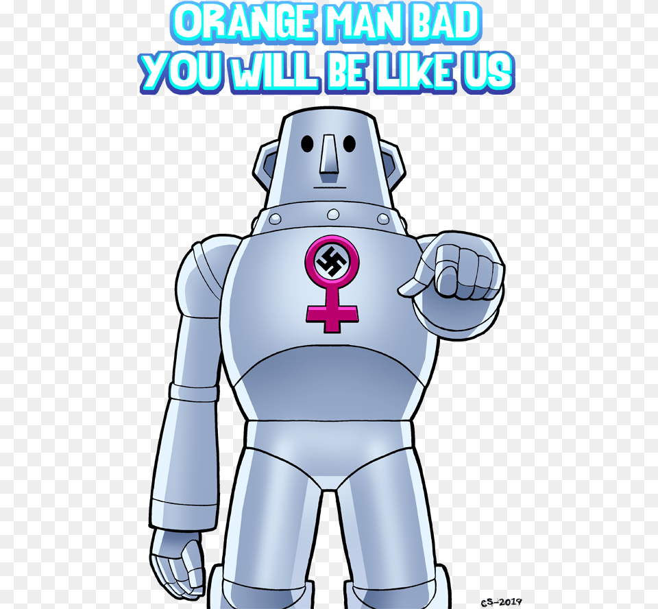Orangeman Ba You Will Be Like Us Cs 2019 Cartoon Technology Npc Wojak Robot, Head, Person Free Transparent Png