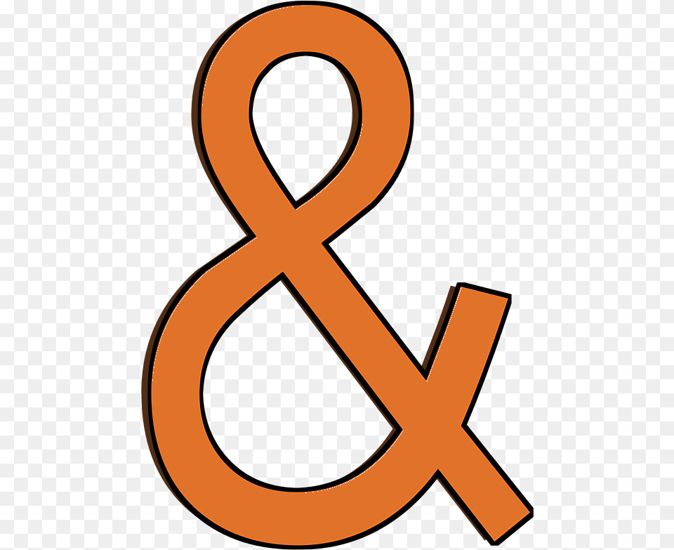 Orangesymbolline, Alphabet, Ampersand, Symbol, Text Free Transparent Png