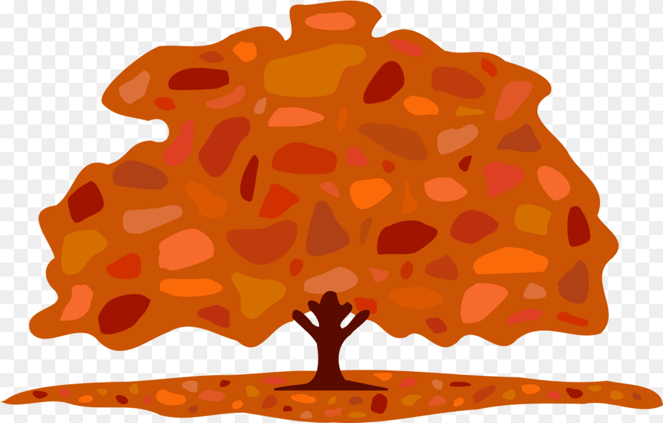 Orangetreeautumn Clipart Royalty Free Svg Large Fall Tree Clipart, Plant, Outdoors, Mountain, Nature Png Image