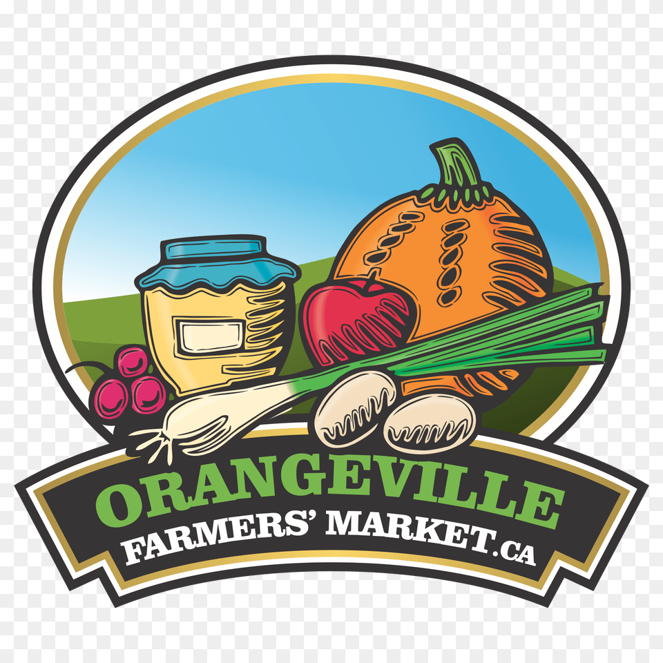 Orangeville Farmers Market, Jar, Food, Produce, Logo Free Png
