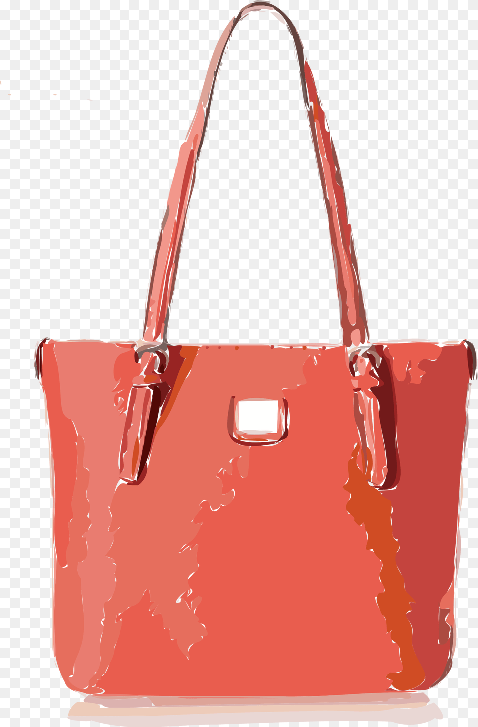 Orangish Red Handbag Clip Arts Clip Art, Accessories, Bag, Purse, Tote Bag Png
