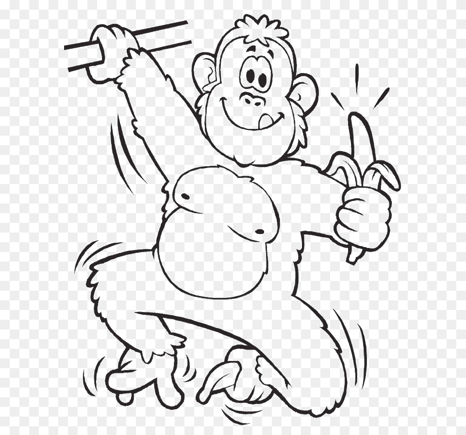 Orangutan Coloring Pages To Color Orangutan Colouring Pages, Face, Head, Person, Baby Png