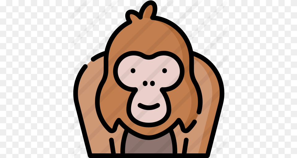 Orangutan Orang Utan Icon, Animal, Mammal, Face, Head Free Png Download
