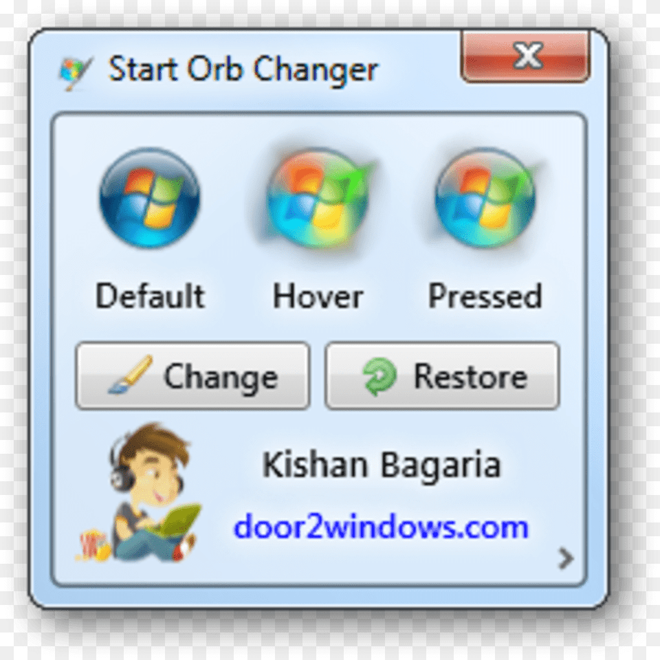 Orb Changer Download Pros Windows 7 Start Orb Changer, Baby, Person, Text, Face Free Transparent Png