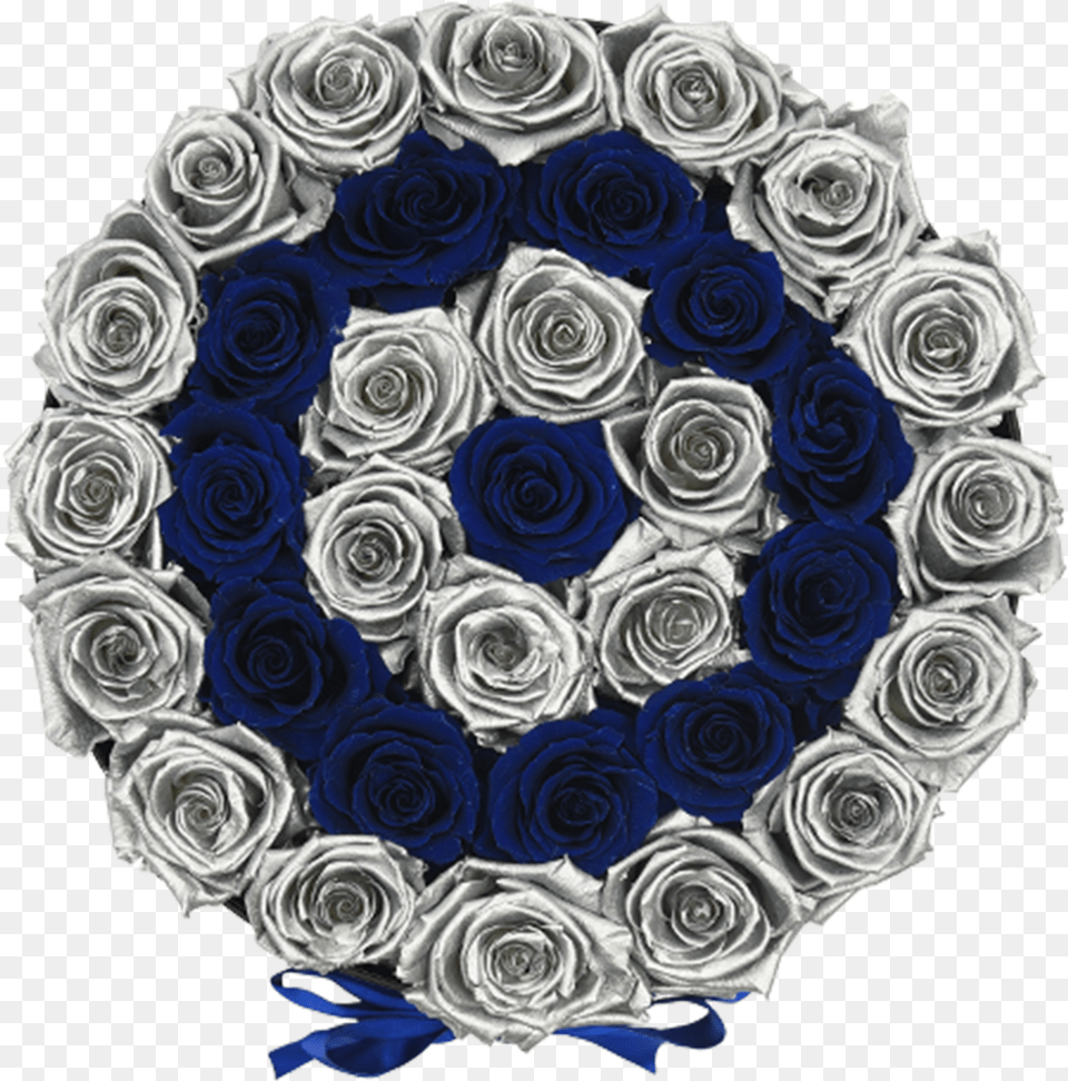 Orb Grand Blue And Silver Rows Rosesclass Lazyload Crystal, Rose, Plant, Pattern, Graphics Png Image