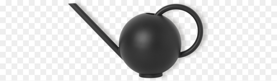 Orb Watering Can Black, Tin, Pottery, Watering Can Free Transparent Png