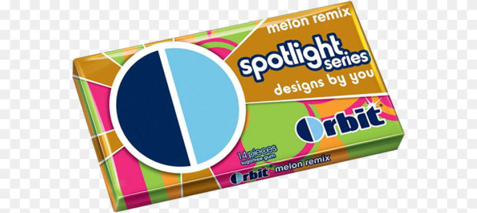 Orbit Gum Melon Remix 12ct Orbit Spotlight Series Gum Sugarfree Melon Remix Png Image