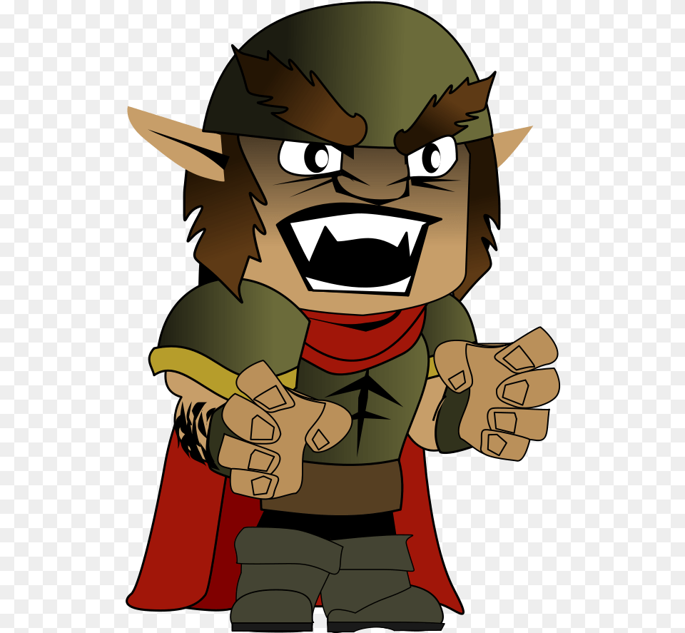 Orc Chibi Svg Clip Arts Orc Chibi, Baby, Book, Comics, Person Png Image