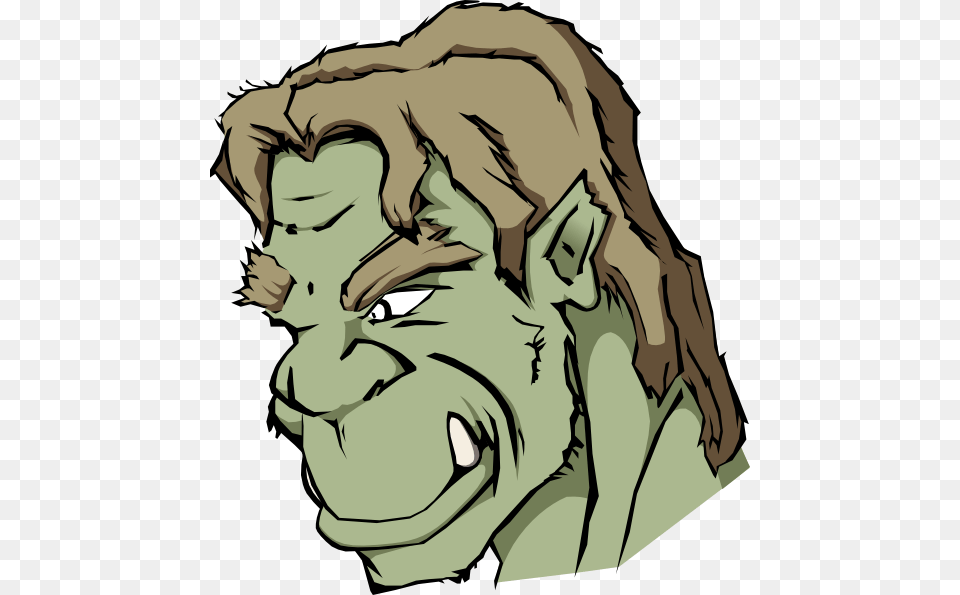 Orc Clip Art Vector, Person, Drawing, Head, Face Png Image