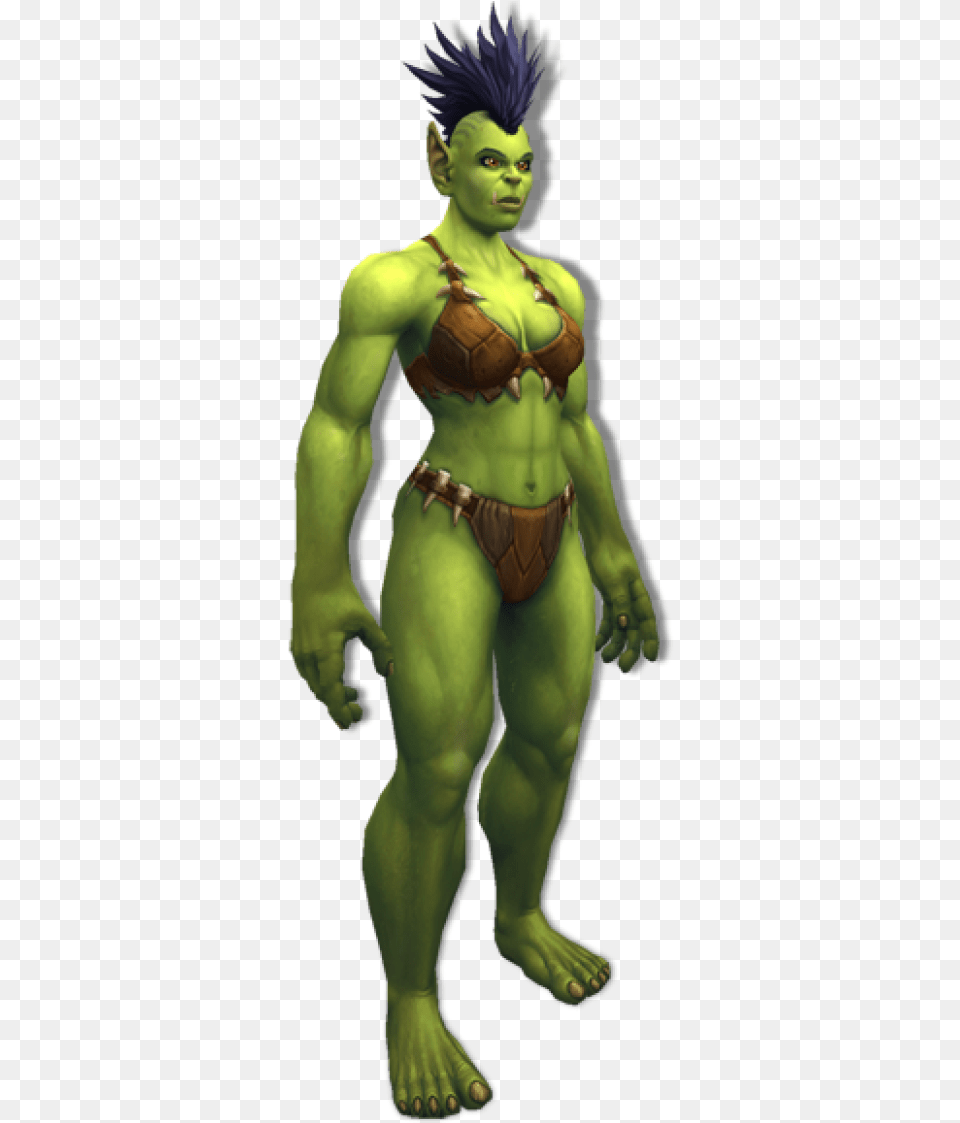 Orc Download With Transparent Background Wow Orc Female Model, Green, Adult, Male, Man Png Image