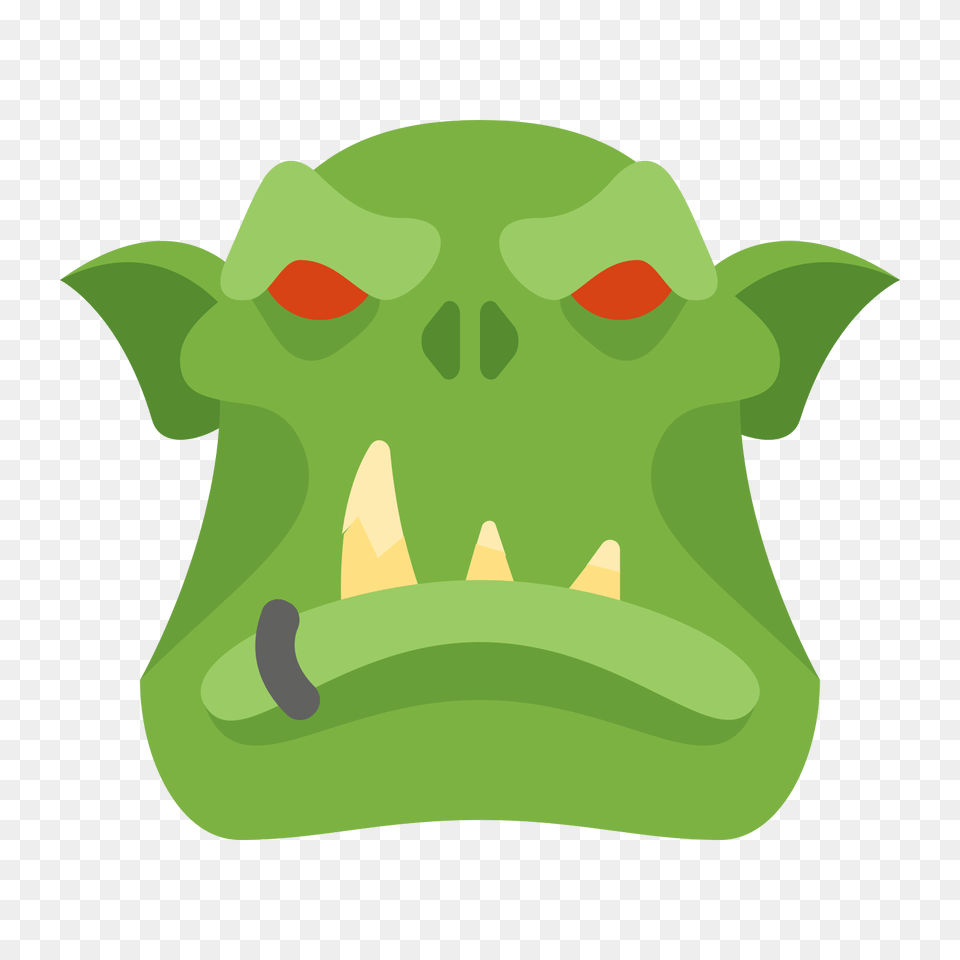 Orc Icon, Green Free Png