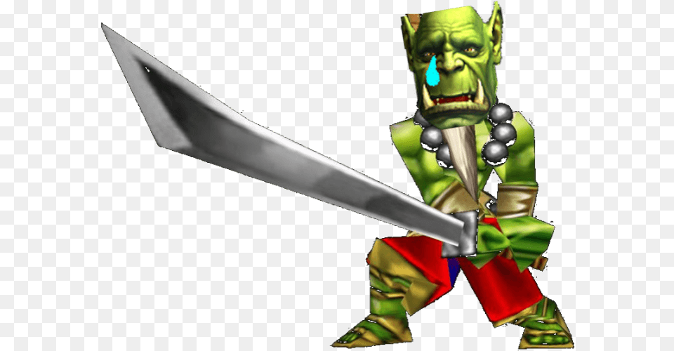 Orc Tauren Chief, Sword, Weapon, Blade, Dagger Free Png