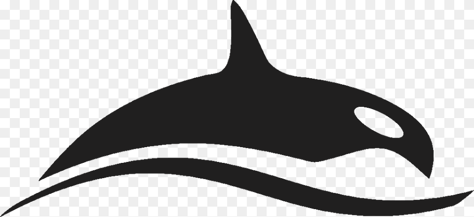 Orca, Stencil, Animal, Sea Life, Fish Png