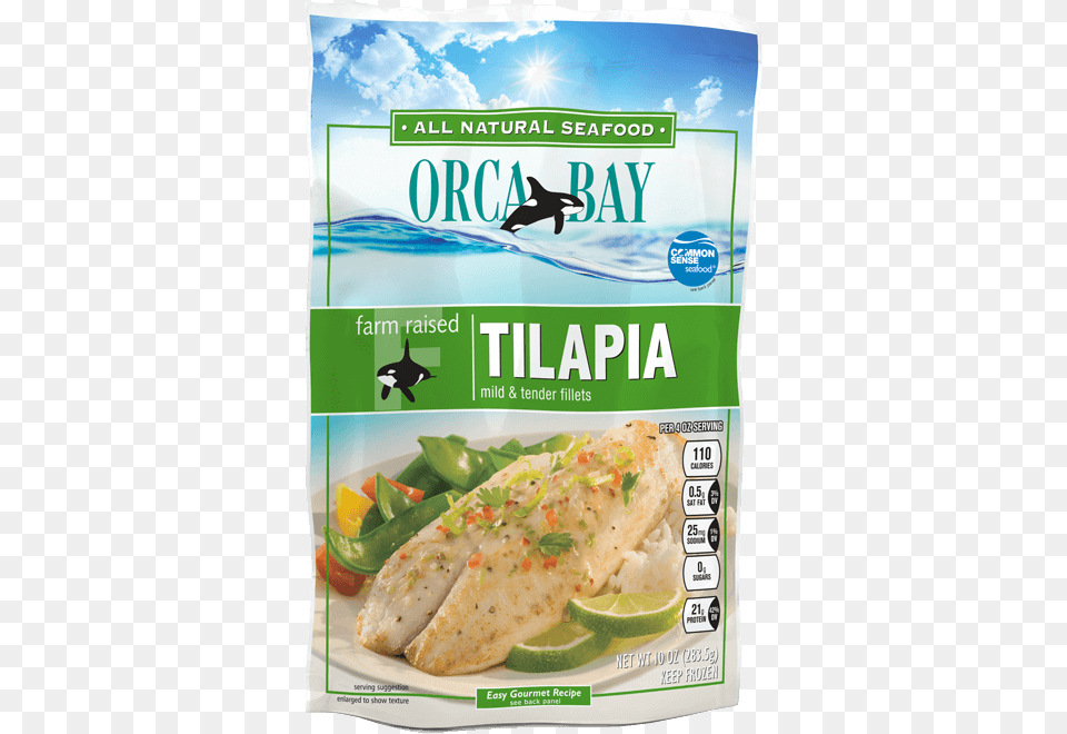 Orca Bay Alaskan Cod Fillet, Advertisement, Food, Lunch, Meal Free Png Download