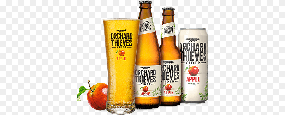 Orchard Thieves Cider The Thieved Apple Tastes Best Orchard Thieves Apple Cider, Alcohol, Beer, Beverage, Bottle Free Png