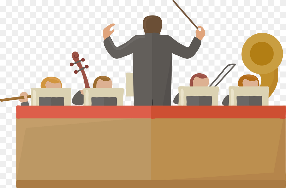 Orchestra Clipart, People, Person, Crowd, Audience Free Transparent Png