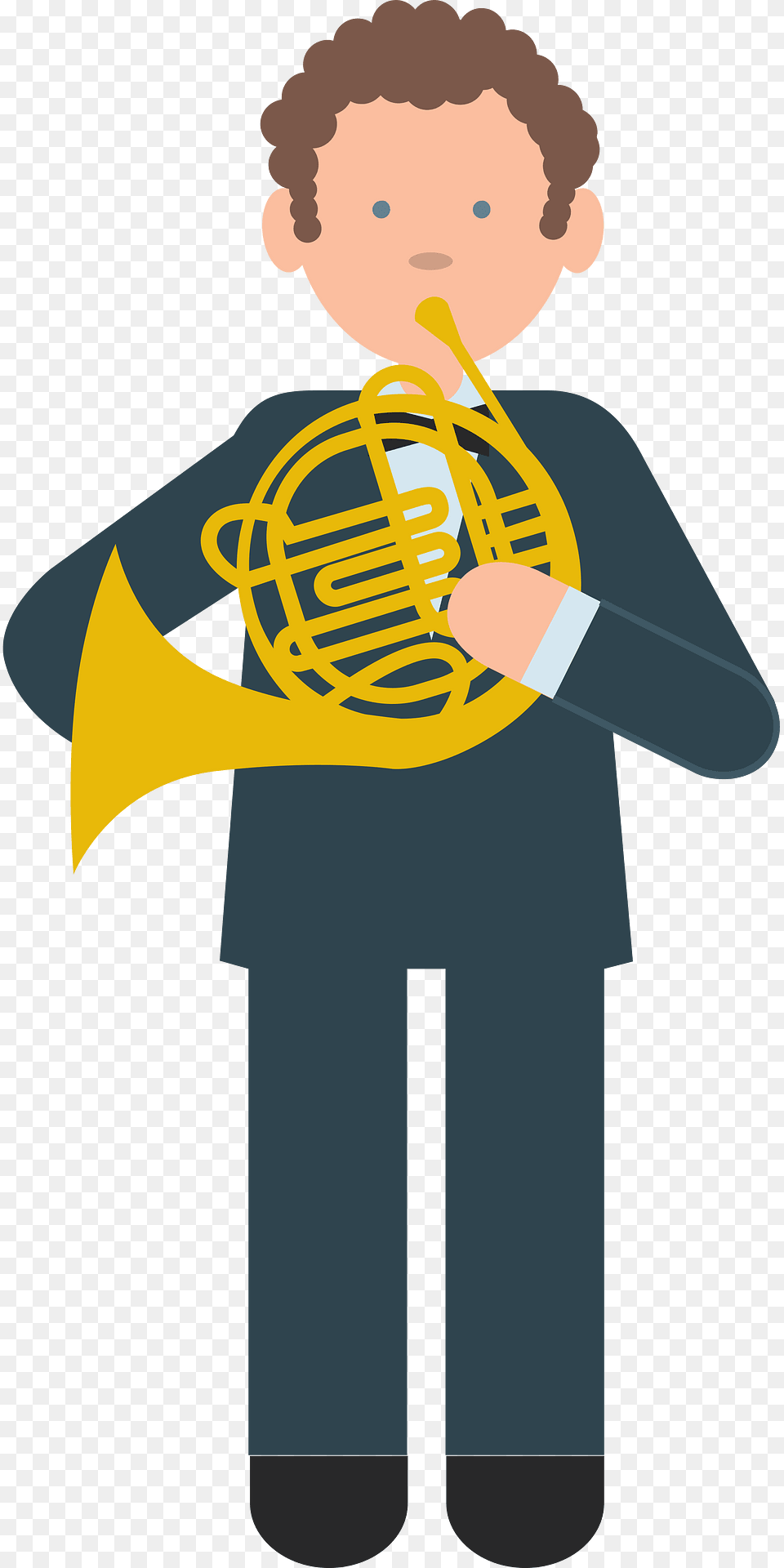 Orchestra Musician Clipart, Brass Section, Musical Instrument, Horn, Person Free Png Download