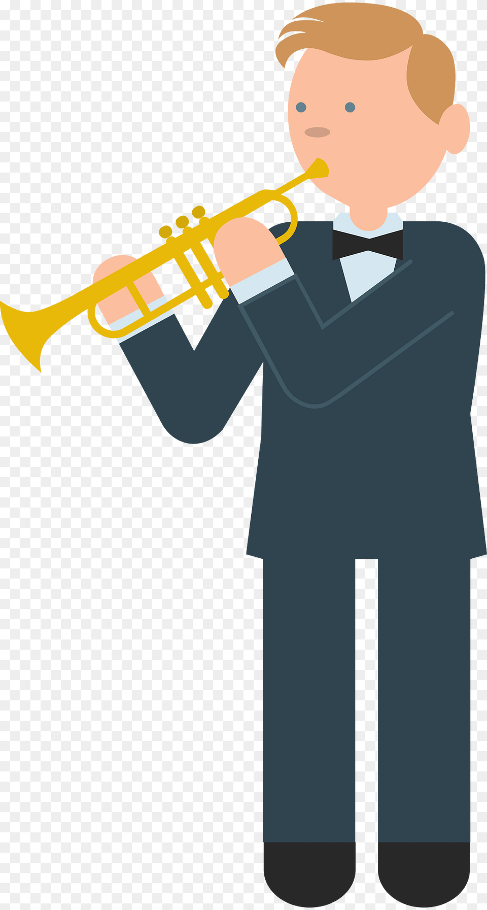 Orchestra Musician Clipart, Trumpet, Musical Instrument, Horn, Brass Section Free Png
