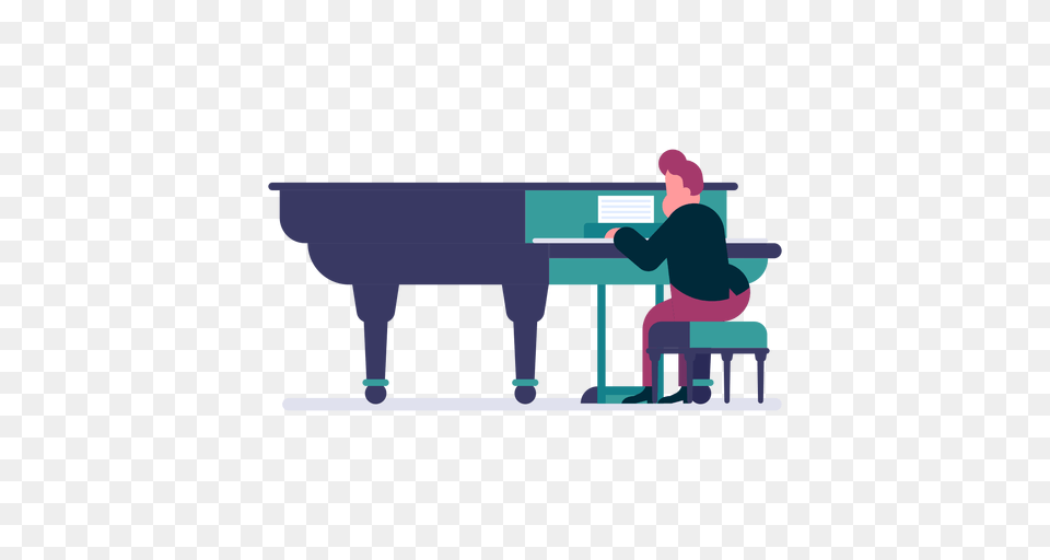 Orchestra Pianist Cartoon, Person, Leisure Activities, Music, Musical Instrument Free Transparent Png