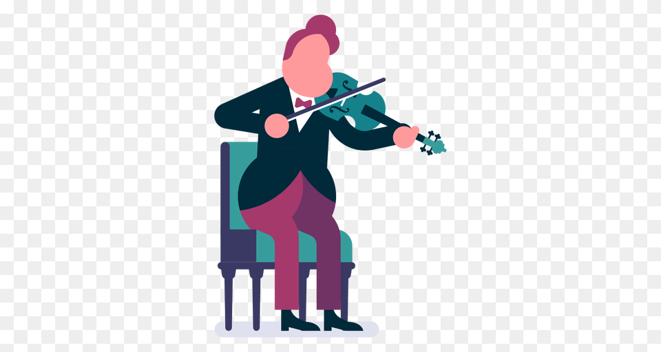 Orchestra Violinist Cartoon, Baby, Person, Musical Instrument Png