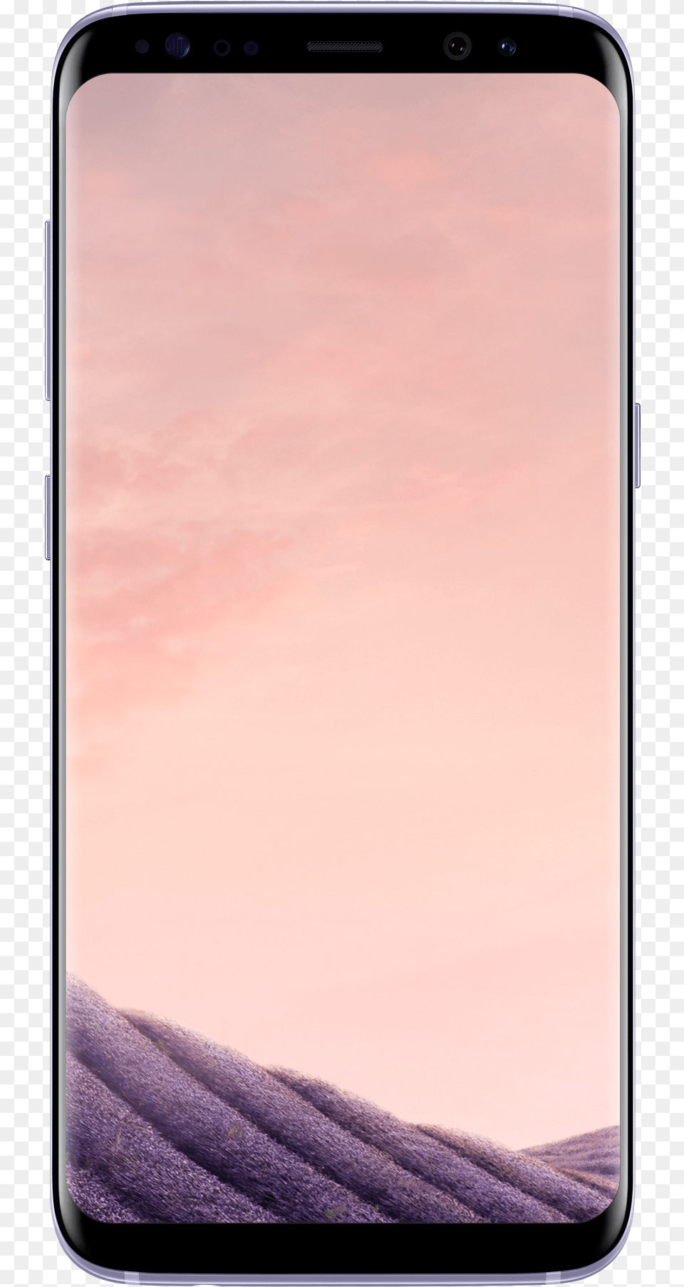 Orchid Gray Edition Of Galaxy S8 And Galaxy S8 Samsung, Electronics, Mobile Phone, Phone, Person Png Image