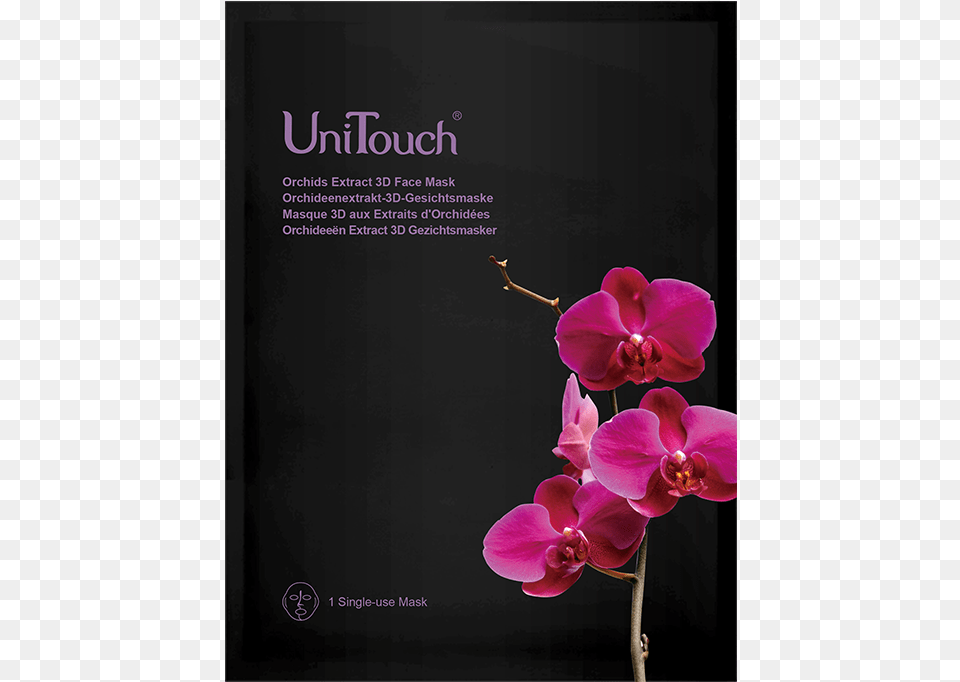 Orchids Extract 3d Face Mask Moth Orchid, Advertisement, Flower, Plant, Poster Free Png