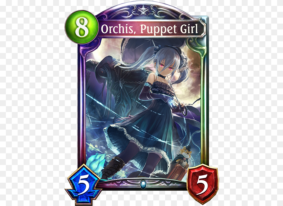 Orchis Puppet Girl Shadowverse Unbodied Witch, Book, Comics, Publication, Adult Free Transparent Png