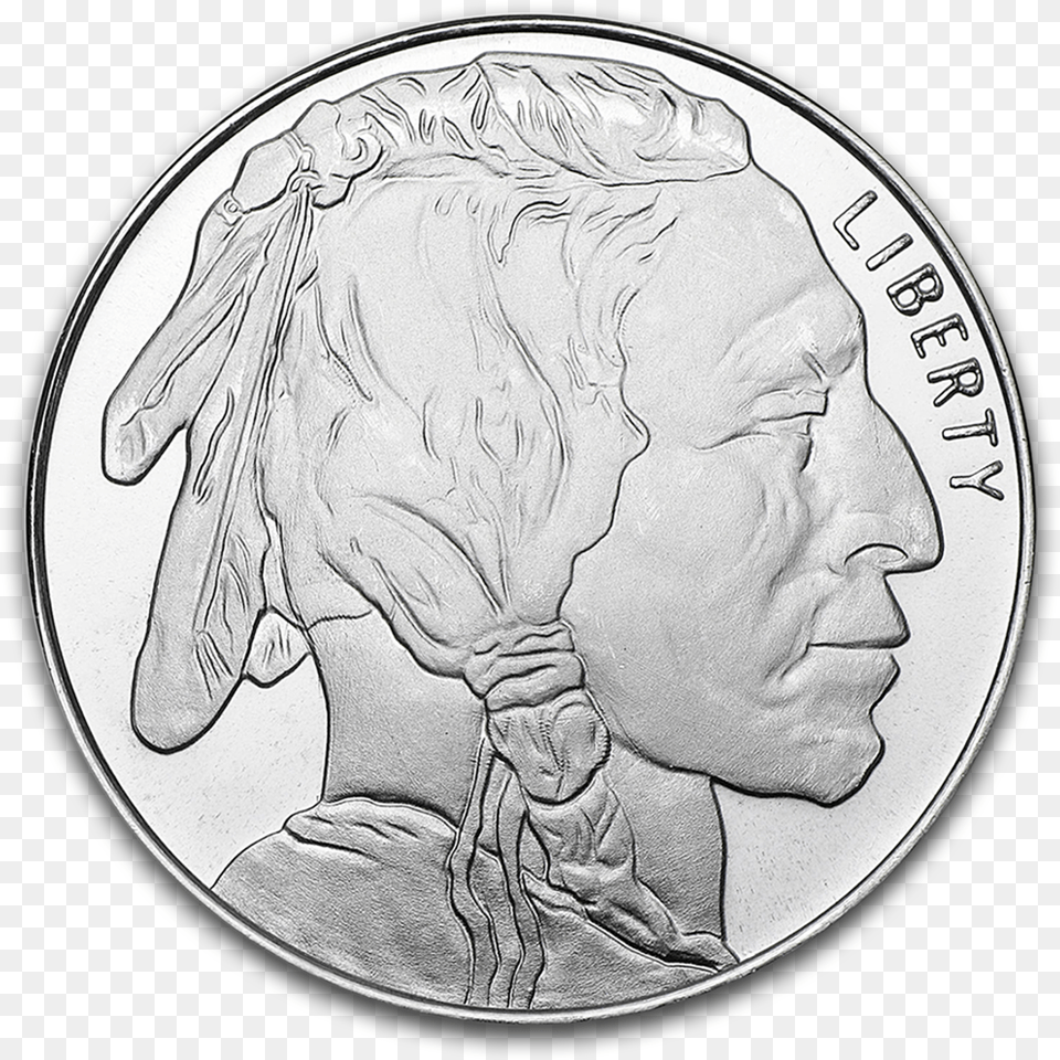 Order 1 Oz Silver Buffalo Much Is Silver Worth, Baby, Person, Coin, Face Free Png Download