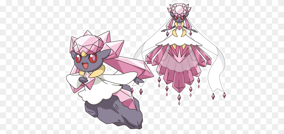 Order Diancie Transparent, Book, Comics, Publication, Baby Free Png