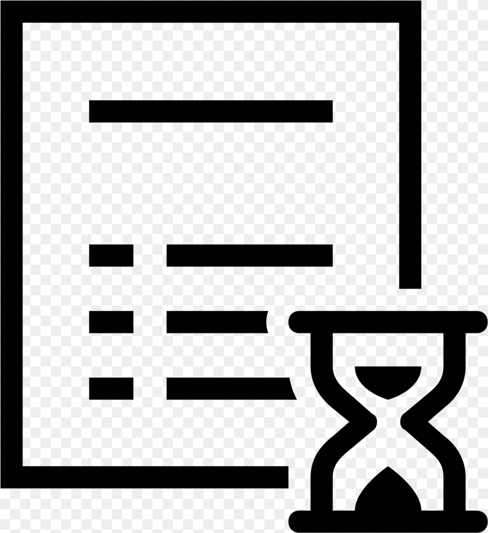 Order Icon Historique, Gray Png
