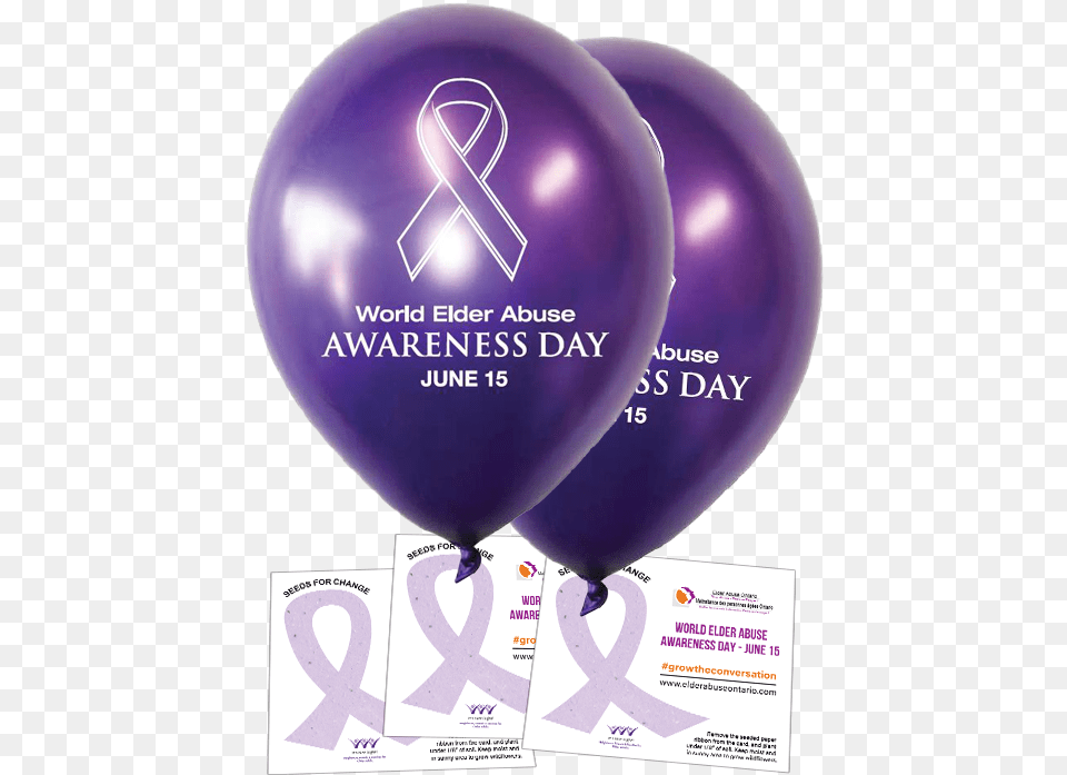 Order Materials World Elder Abuse Awareness Day 2018, Balloon, Advertisement, Poster Png Image