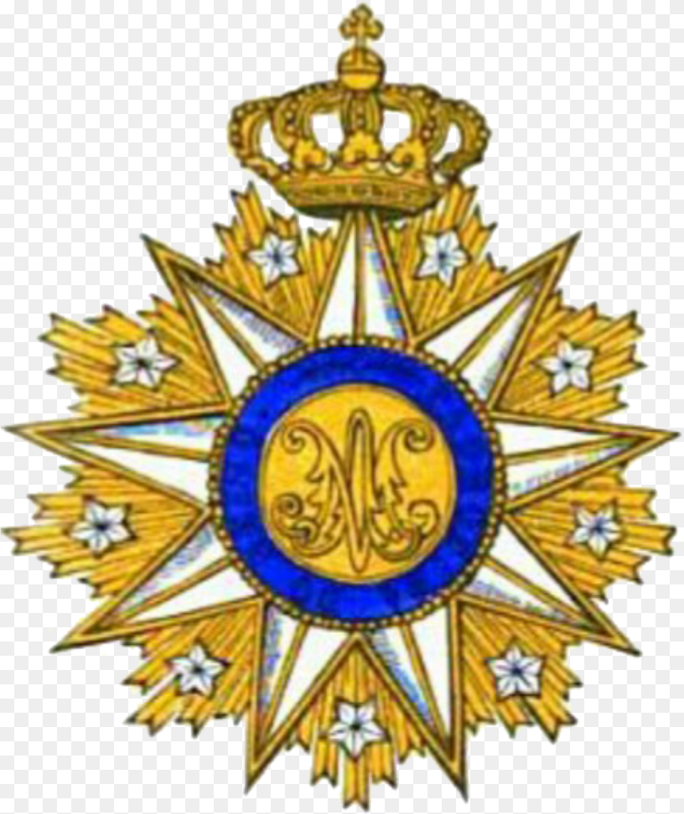 Order Niepokalanego Poczcia, Badge, Logo, Symbol, Gold Free Png