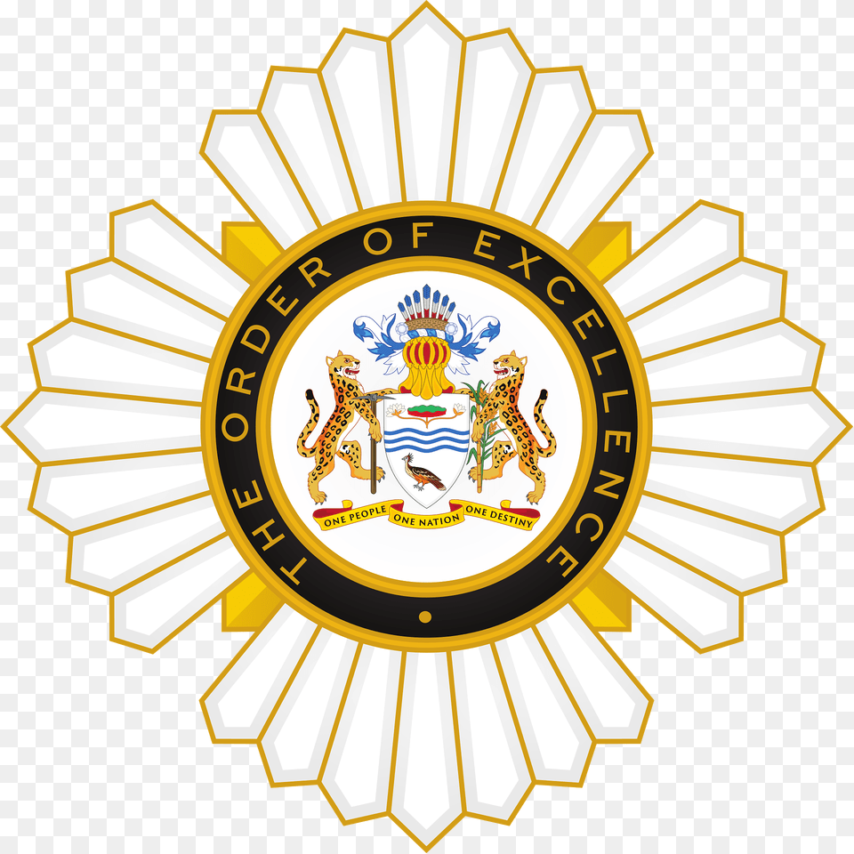 Order Of Excellence Guyana Clipart, Badge, Emblem, Logo, Symbol Png