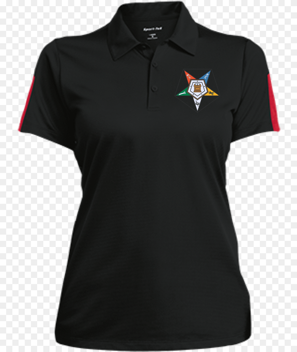 Order Of The Eastern Star Performance Textured Three Button Ccm Training Tech Tee, Clothing, Shirt, T-shirt Png Image