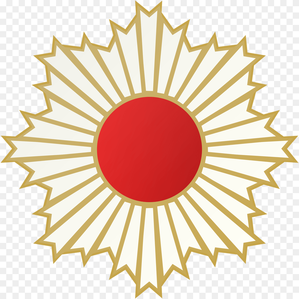 Order Of The Rising Sun Svg, Leaf, Plant, Logo, Gold Png