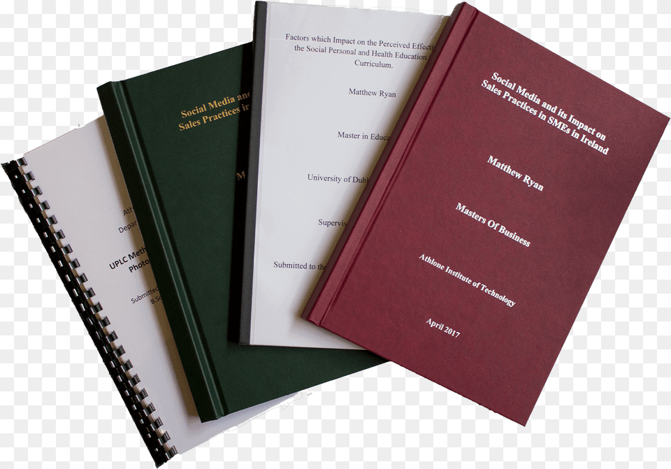 Order Online Book Bind Thesis, Text, Diary, Document, Id Cards Free Png Download
