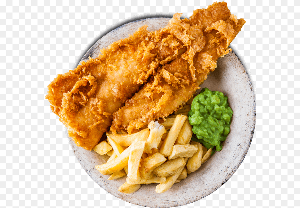 Order Online P Borza Uk Fish And Chips Peas, Food, Fries Png