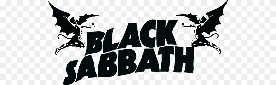 Order Packagedeal Black Sabbath Logo, Stencil, Person Free Png Download