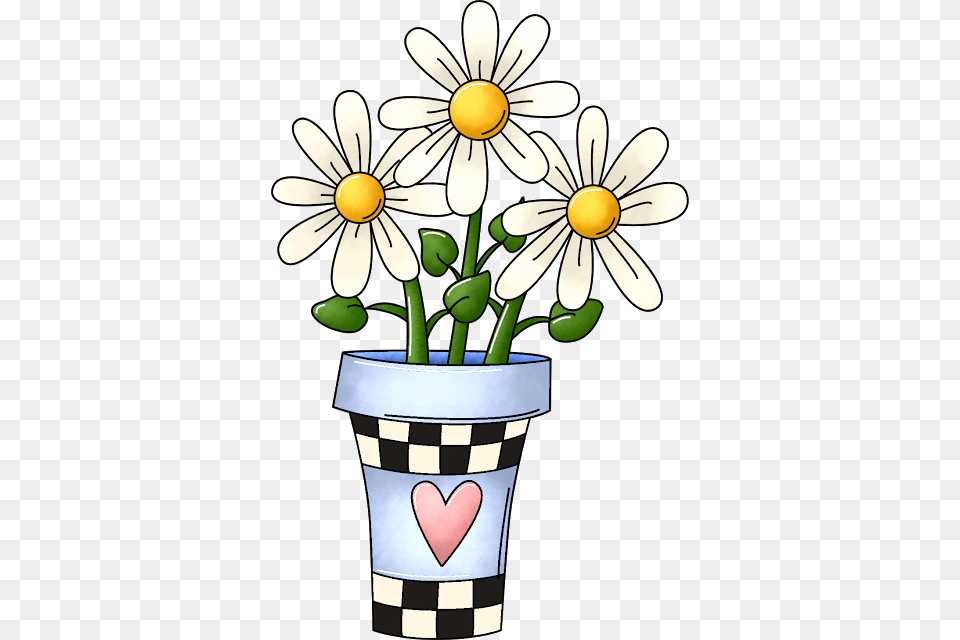 Ordinary Day Daisy Flowers, Flower, Plant, Potted Plant, Petal Png