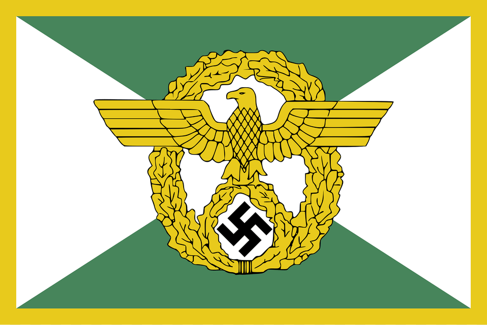 Ordnungspolizei Flag Clipart, Logo, Symbol, Badge, Emblem Png