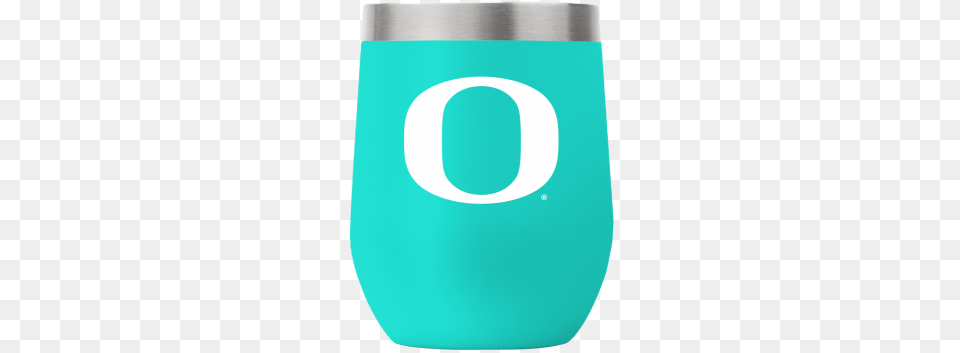 Oregon 12 Oz Stemless Teal Tumbler Circle, Glass, Jar Free Png