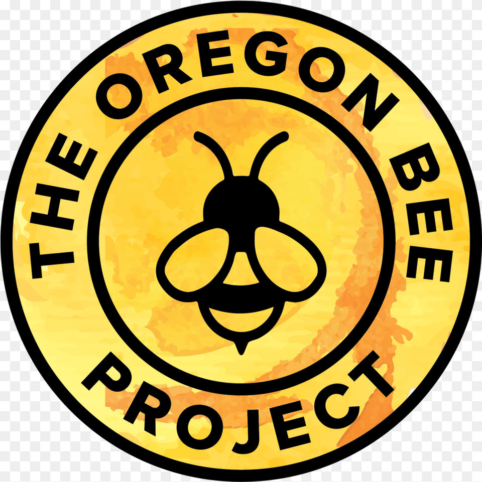 Oregon Bee Project Transparent, Logo, Badge, Symbol Png Image