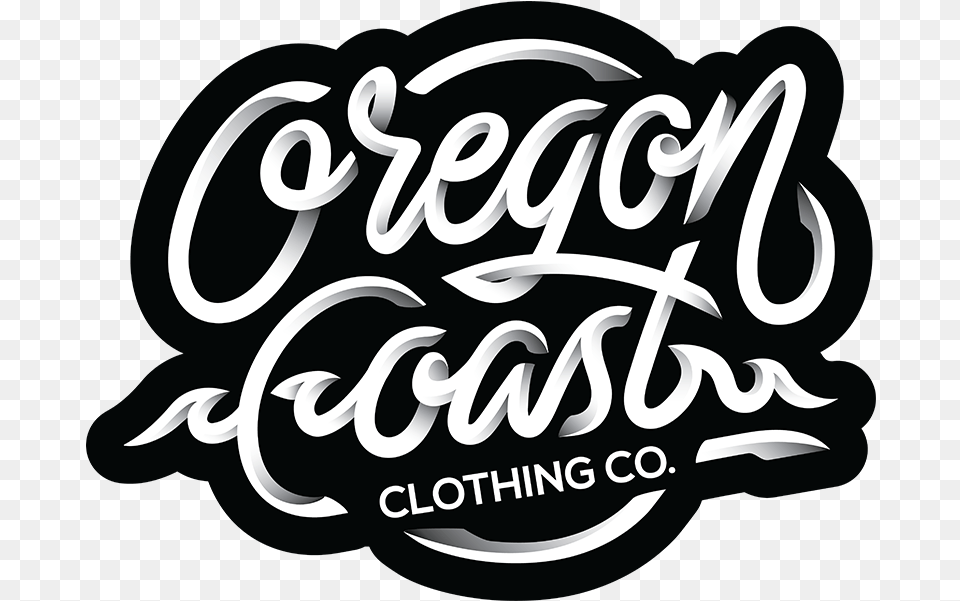 Oregon Coast Clothing Co Oregon, Calligraphy, Handwriting, Text Free Transparent Png