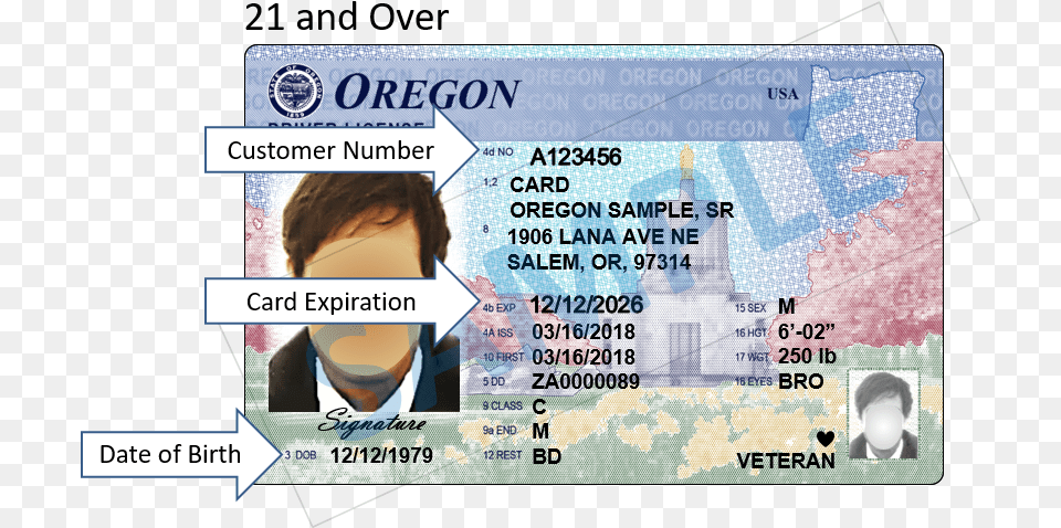 Oregon Department Of Transportation A New Design For Oregon License Number, Text, Document, Id Cards, Driving License Free Png Download