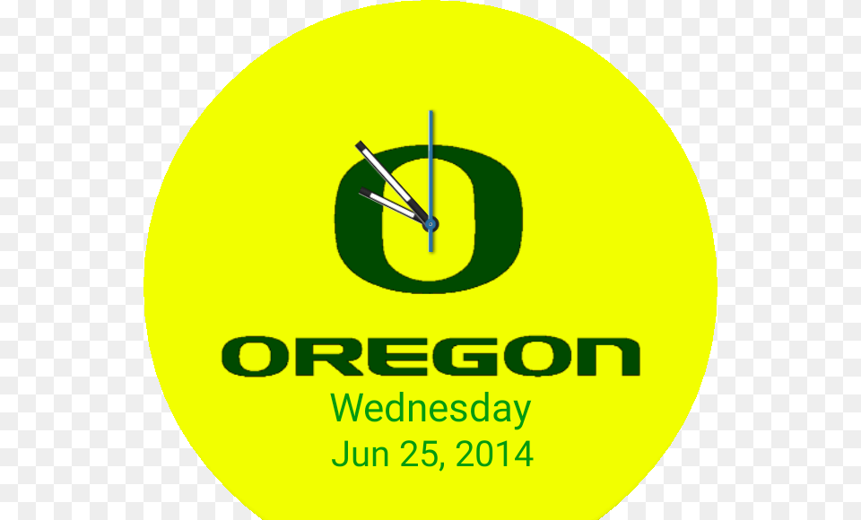 Oregon Ducks, Analog Clock, Clock, Disk, Smoke Pipe Free Png
