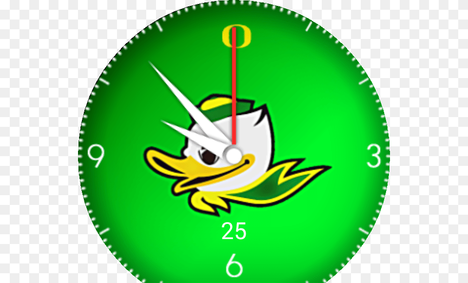 Oregon Ducks For Moto, Analog Clock, Clock, Disk Free Png