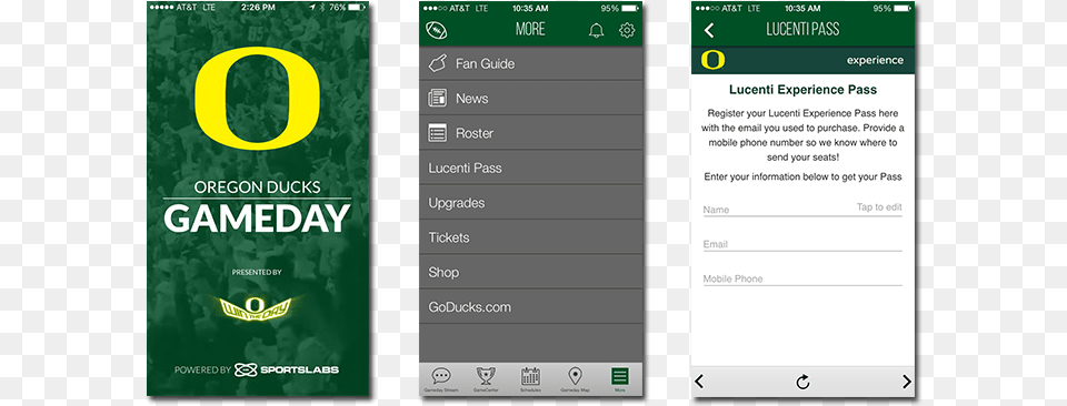 Oregon Ducks Gameday App For Your Iphone Or Android Medair, Text Free Png Download