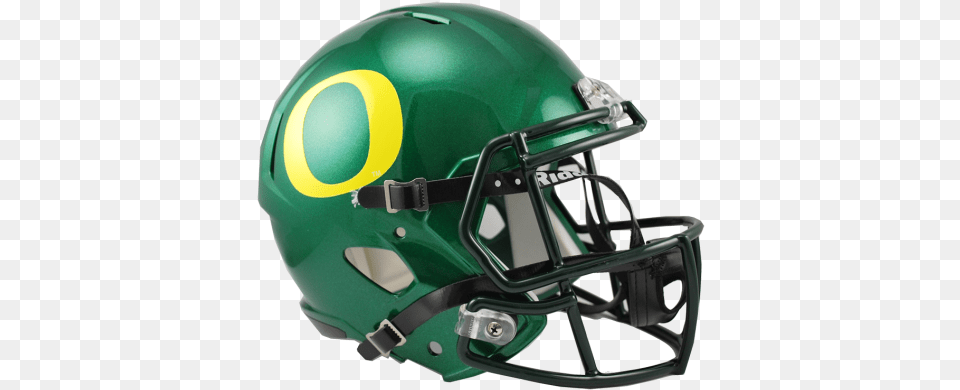 Oregon Ducks Ncaa College Riddell Speed Full Size Replica Riddell Speed On Field Replica Helmet University, American Football, Football, Football Helmet, Sport Png