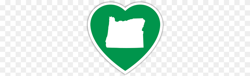 Oregon Heart, Logo, Diaper, Sticker Png