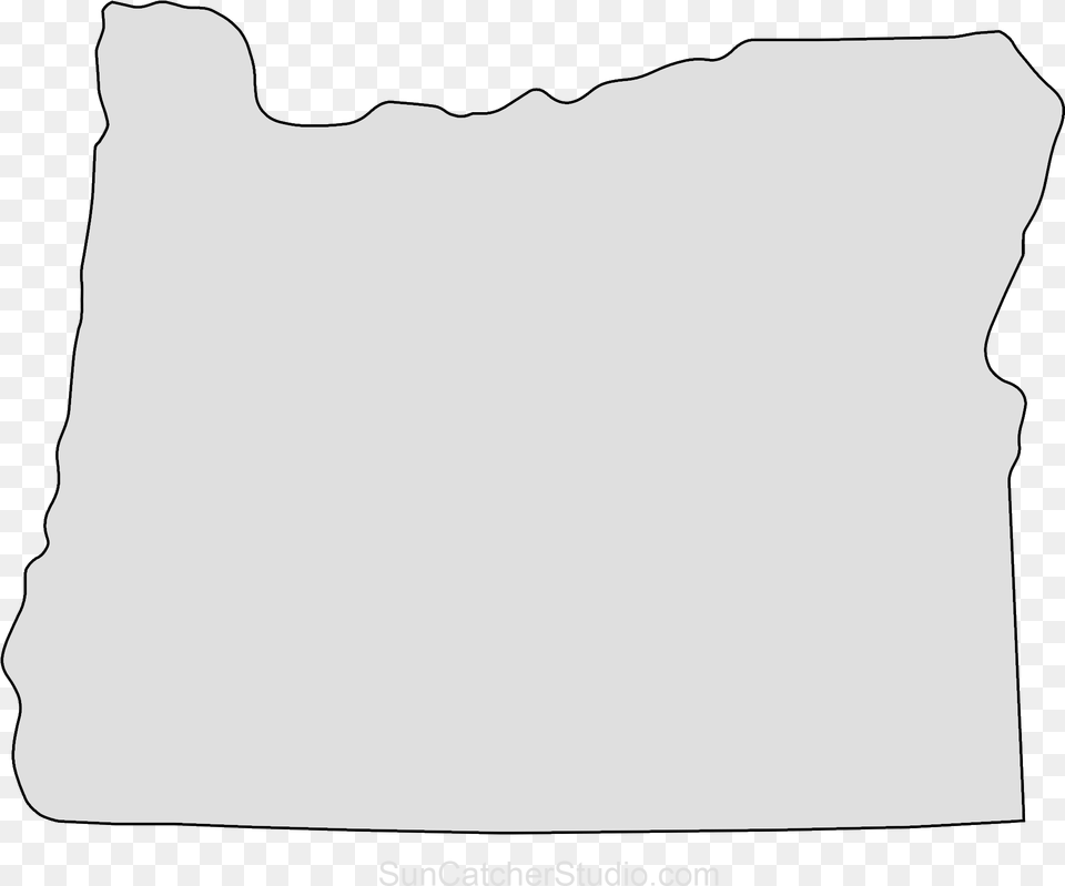 Oregon Map Outline Shape State Stencil Clip Art, Cushion, Home Decor, Bag, Clothing Png